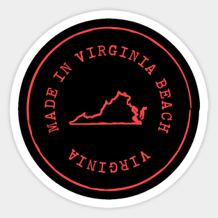 Made in Virginia T-Shirt Sticker